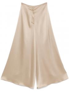 Nanushka атласные брюки, нейтральный