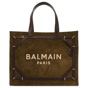 BALMAIN Сумка-шоппер с вышитым логотипом