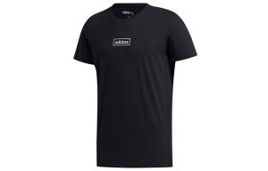 Adidas Neo Футболка прямая мужская черная