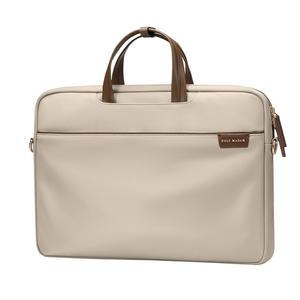 Портативный тканевый портфель для ноутбука Обычный Женский Многоцветный GOLF, Элегантный черный