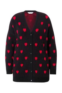 Вязаный кардиган MIAMODA, черный