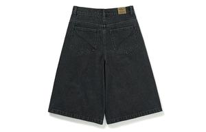 714STREET Джинсовые шорты унисекс, Коричневый