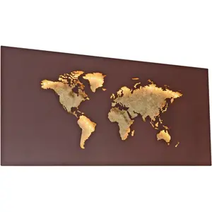 Paul Neuhaus Светодиодный настенный светильник «MAP», 1 лампочка, источник света Светодиодная панель | Светодиод прочно интегрирован, цвет rost