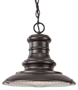 Подвесной светильник Licht-Erlebnisse KINGSTON, коричневый - стекло - металл - 30 x 27 x 30 см