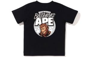 Детская футболка A Bathing Ape, зеленый