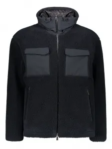Пуховик из флиса Herno, черный