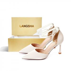 Lanza Стройные каблуки на шпильке женские экрю, цвет Ecru[Gift Box Set]