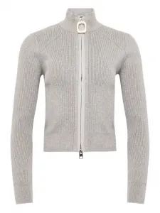 Кардиган на молнии JW ANDERSON, серый
