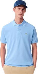 Классическая рубашка-поло Lacoste L.12.12 с коротким рукавом, синий