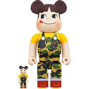 BE@RBRICK BAPE 400%100% Fujiya Milk Sister Green модные фигурки 7см/28см