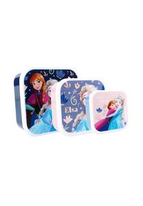 Детский ланч-бокс 3-в-1 Frozen II с Анной и Эльзой Disney, разноцветная 6 x 12 x 12 см