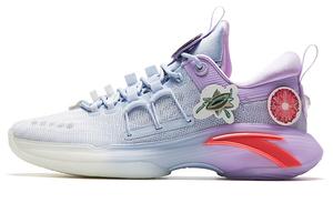 ANTA ZUP серии амортизирующие противоскользящие и износостойкие низкие баскетбольные кроссовки мужские фиолетовые