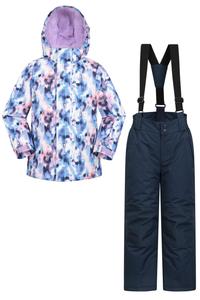 Куртка и брюки Mountain Warehouse на флисовой подкладке, фиолетовый