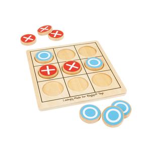 Крестики-нолики, игра-головоломка, игрушки Bigjigs