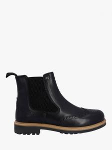Мужские ботинки челси Hunter кожаные в стиле кантри, черный