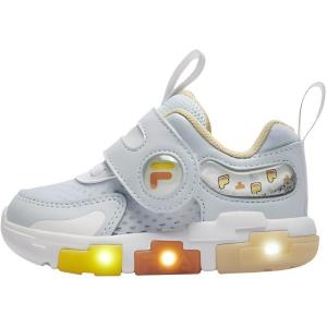 FILA KIDS Водонепроницаемые и дышащие низкие детские туфли синего и белого цвета для младенцев и малышей