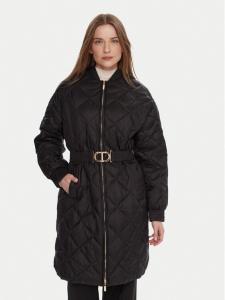 Демисезонная куртка regular fit 252TP2130 Twinset, черный