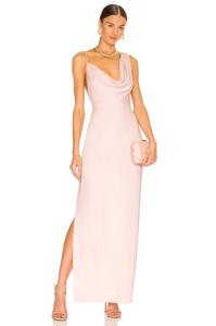 Платье Amanda Uprichard x REVOLVE Arial Gown, цвет Blush