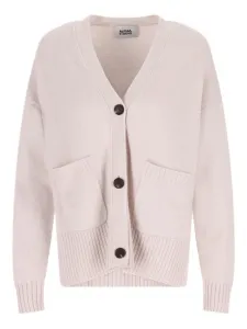 Кардиган с V-образным вырезом и карманами ALPHA STUDIO, нейтральный