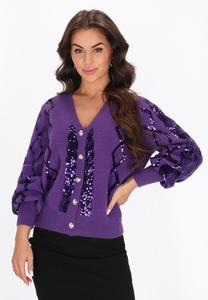 Кардиган faina Cardigan, Violet/Purple