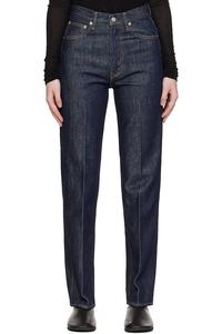 Джинсы Hard Twist Denim 5p Auralee, индиго