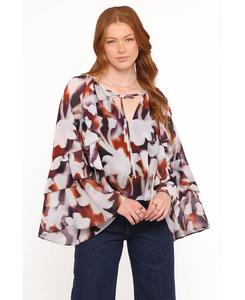 Женский топ Элинор Petal and Pup, Blurred floral