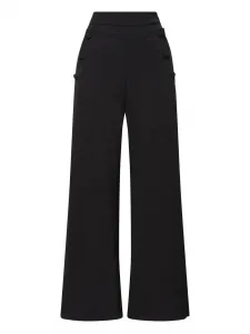 Брюки на пуговицах Maliparmi, черный