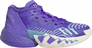 Кроссовки D.O.N. Issue #4 Little Kid 'Throwback Utah Jazz', фиолетовый