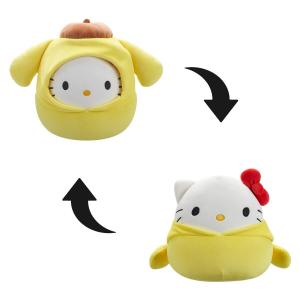 ТОЛСТОВКИ Squishmallows Sanrio FRIEND HELLO KITTY in Disguise POMPOMPURIN 20 см