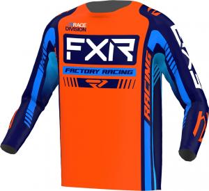 Джерси для мотокросса FXR clutch pro 2023, Orange/Blue