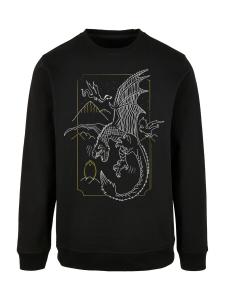 Толстовка F4NT4STIC Harry Potter Dragon Line Art, черный