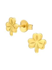 Серьги-гвоздики CLOVER из золота, комплект из 2 штук Alexander York, золотой