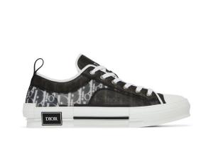 Кроссовки Dior B23 Low 'Dior Oblique - Charcoal', черный