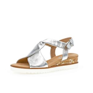 Сандалии Gabor Keilsandaletten, серебряный