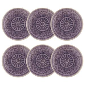Тарелка BUTLERS SUMATRA 6er-Set, керамическая посуда - пастельно-фиолетовый