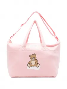 Розовая сумка для пеленания Moschino Kids