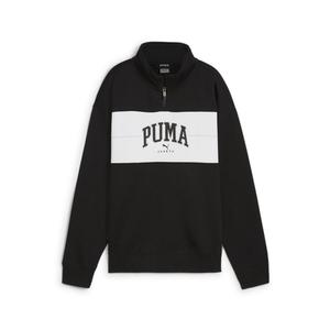 Женская толстовка с капюшоном PUMA SQUAD Quarter-Zip, цвет PUMA Black