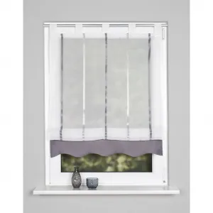 Жалюзи KATHY с петлями, свободно свисающие Home Wohnideen, серый