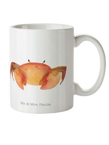 Детская кружка со знаком зодиака Рак, без слов, белого цвета Mr. & Mrs. Panda