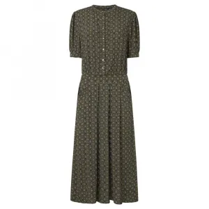 Платье Pepe Jeans Prune short sleeve long, зеленый