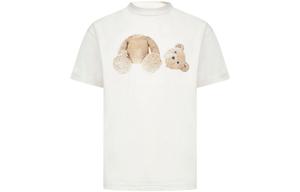 Футболка с плюшевым мишкой FW22 Palm Angels, белый