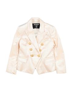 Блейзер для девочек Balmain, айвори