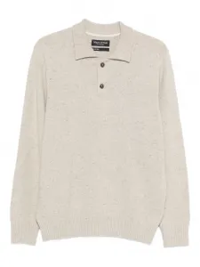 Поло с длинными рукавами Marc O'Polo, бежевый