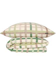 Schiesser Комплект постельного белья Renforcé "Luiza" кремово-зеленого цвета