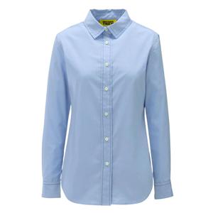 Onitsuka Tiger Женская рубашка светло-голубого цвета с лацканами