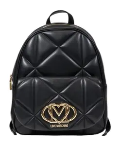 Черный женский рюкзак через плечо Love Moschino, черный