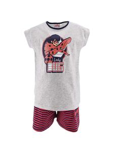 Miraculous Короткая пижама «Чудесная божья коровка» серого цвета