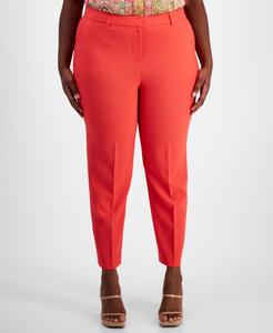 Классические брюки средней посадки до щиколотки больших размеров Tahari ASL, Grenadine