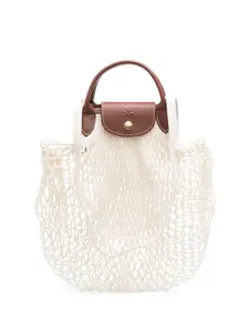 Сетчатая сумка-тоут Le Pliage Filet Longchamp, нейтральный