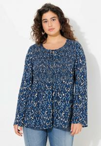 Блуза Ulla Popken, темно-синий